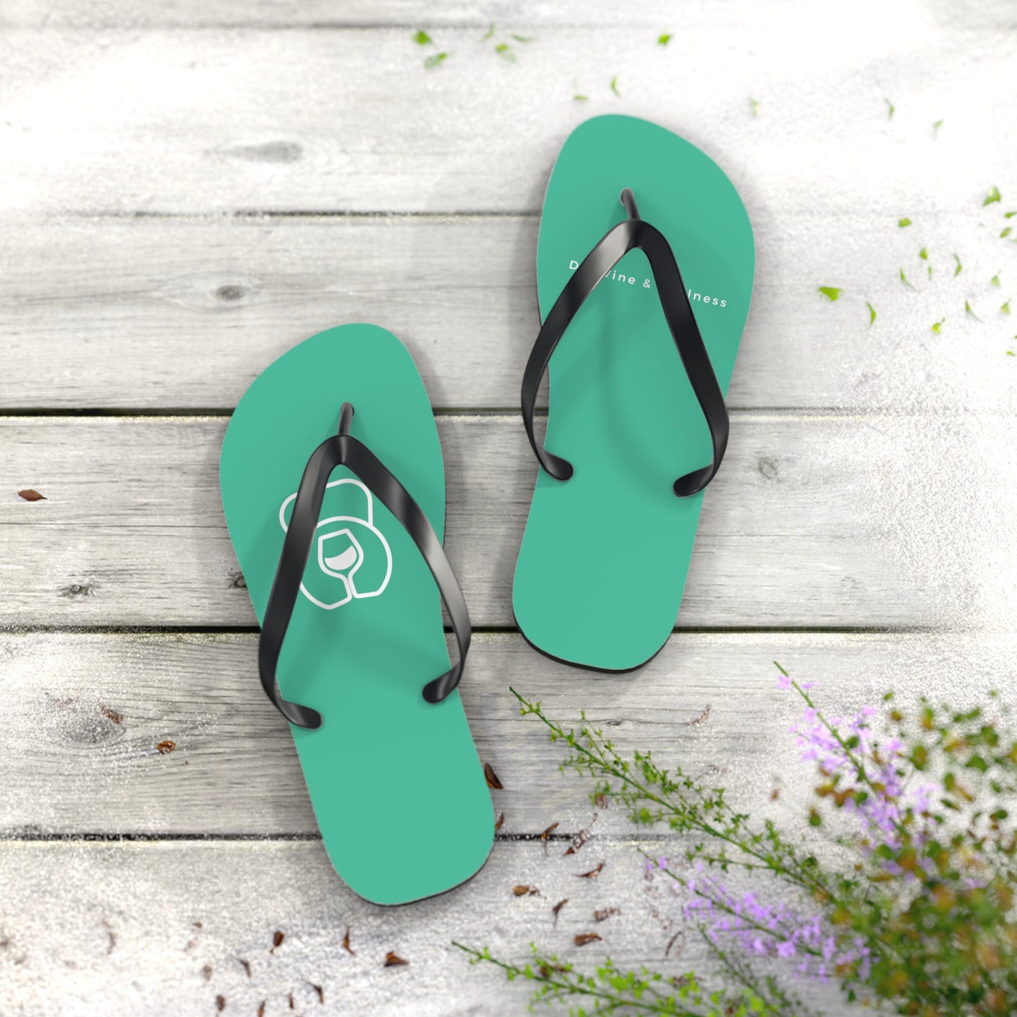 Dr. Wine and Wellness Flip Flops