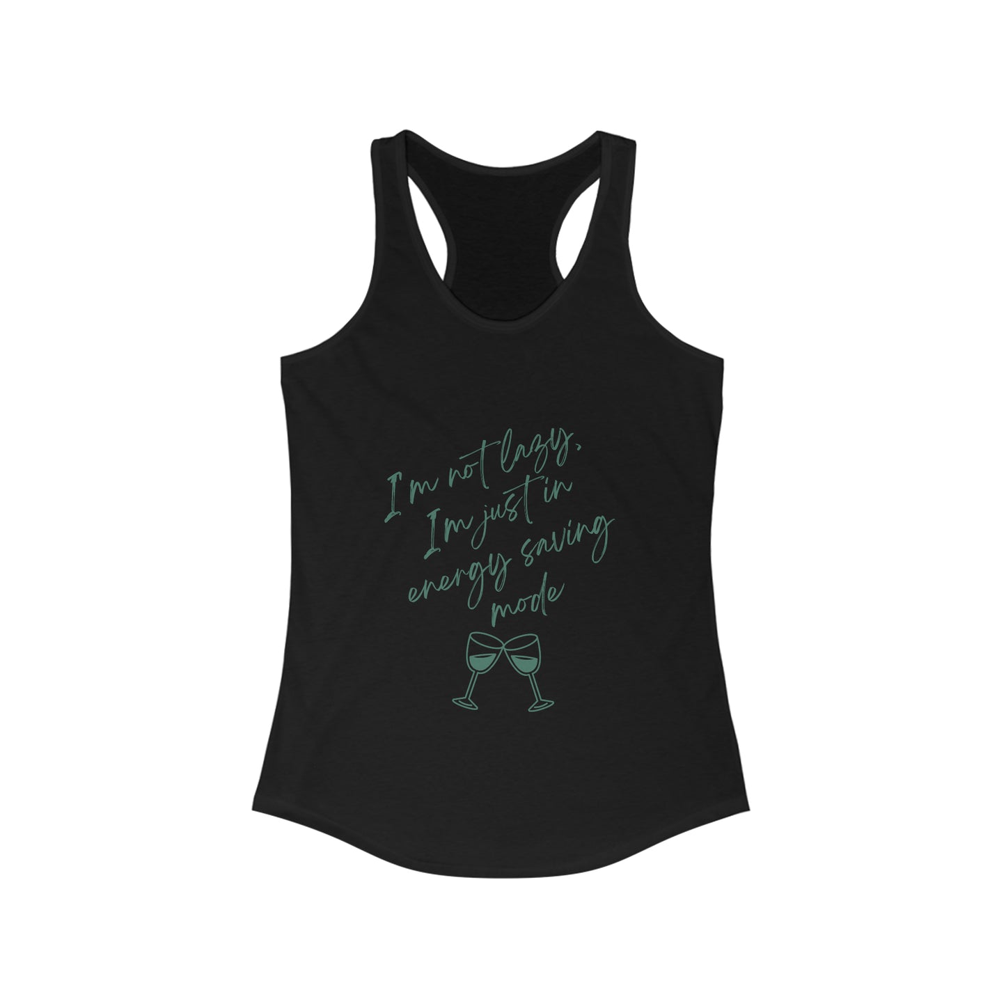 Energy Saving Mode Women's Racerback Tank