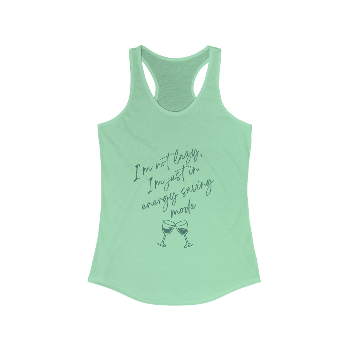 Energy Saving Mode Women's Racerback Tank