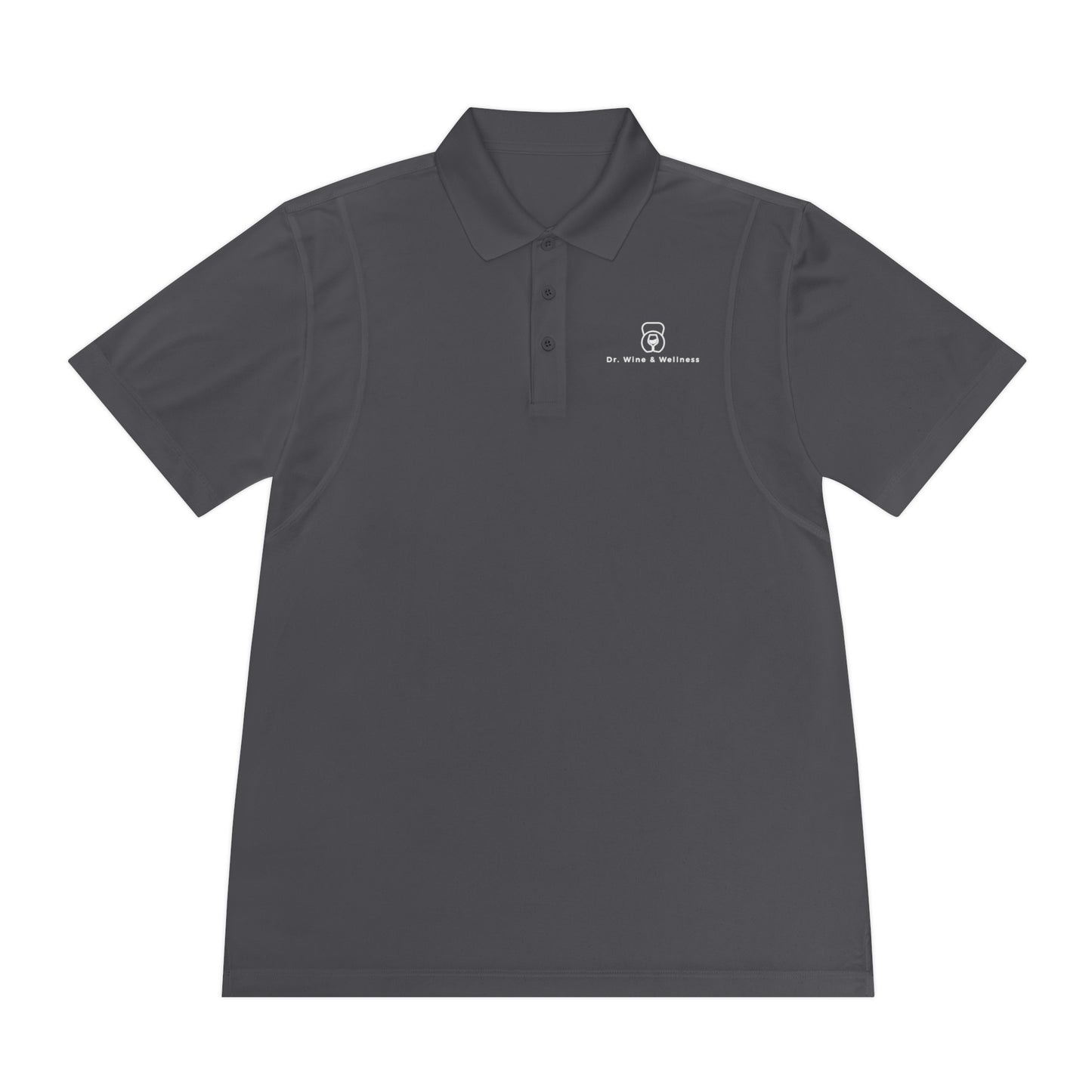 Dr. Wine and Wellness Men's Sport Polo Shirt