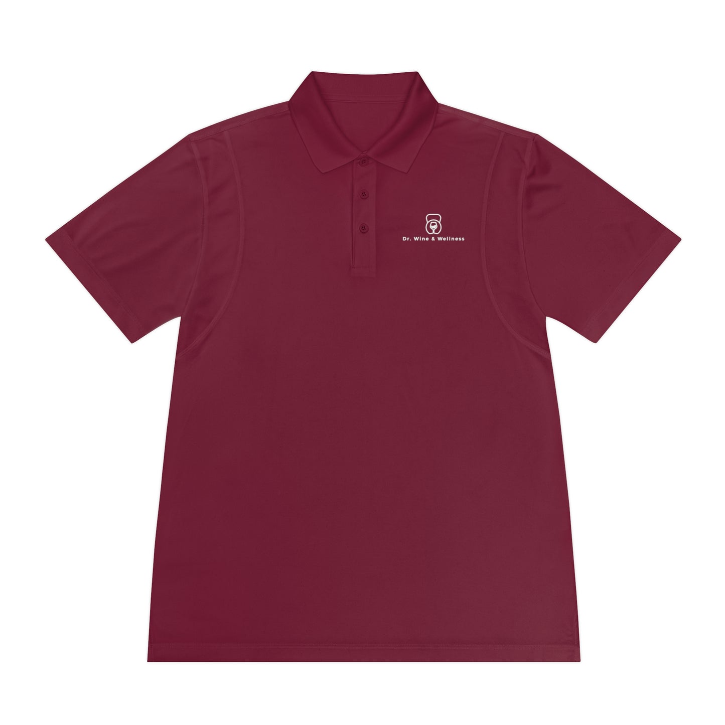 Dr. Wine and Wellness Men's Sport Polo Shirt