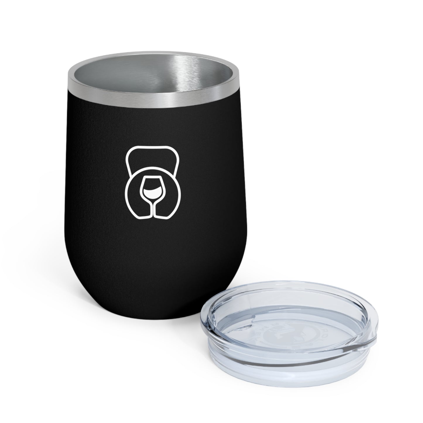 Dr. Wine and Wellness Logo, Insulated Wine Tumbler, 12 oz