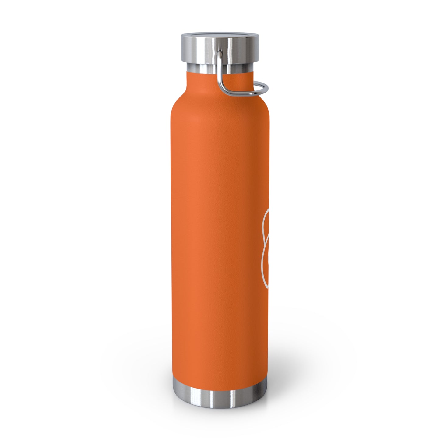 Dr. Wine and Wellness Logo, Copper Vacuum Insulated Bottle, 22oz