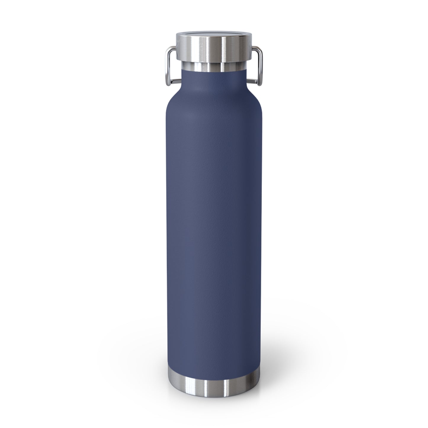 Dr. Wine and Wellness Logo, Copper Vacuum Insulated Bottle, 22oz