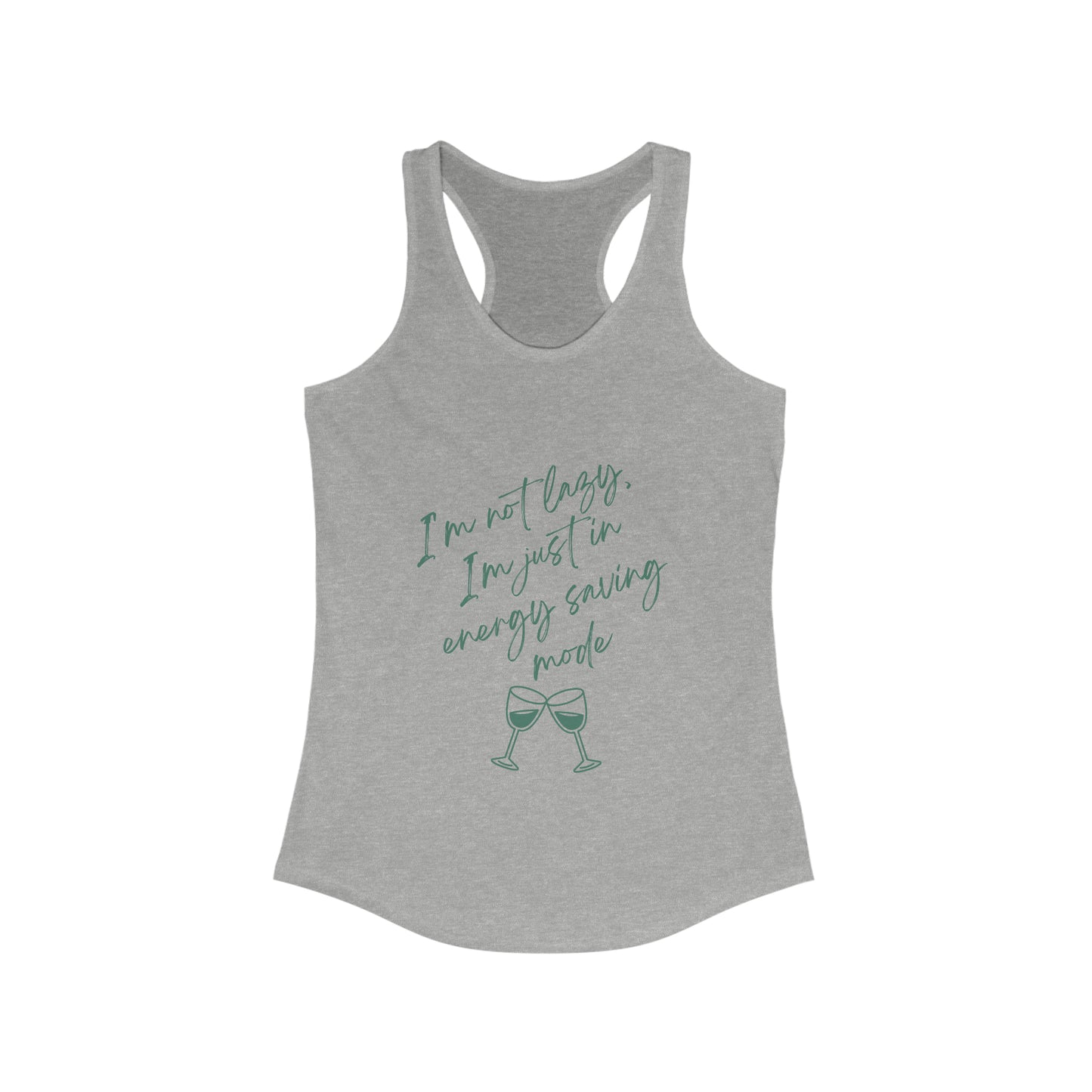 Energy Saving Mode Women's Racerback Tank