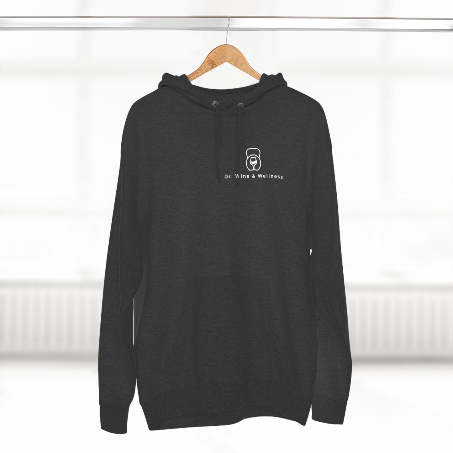 Wine Goes In, Wisdom Comes Out, Unisex Premium Pullover Hoodie