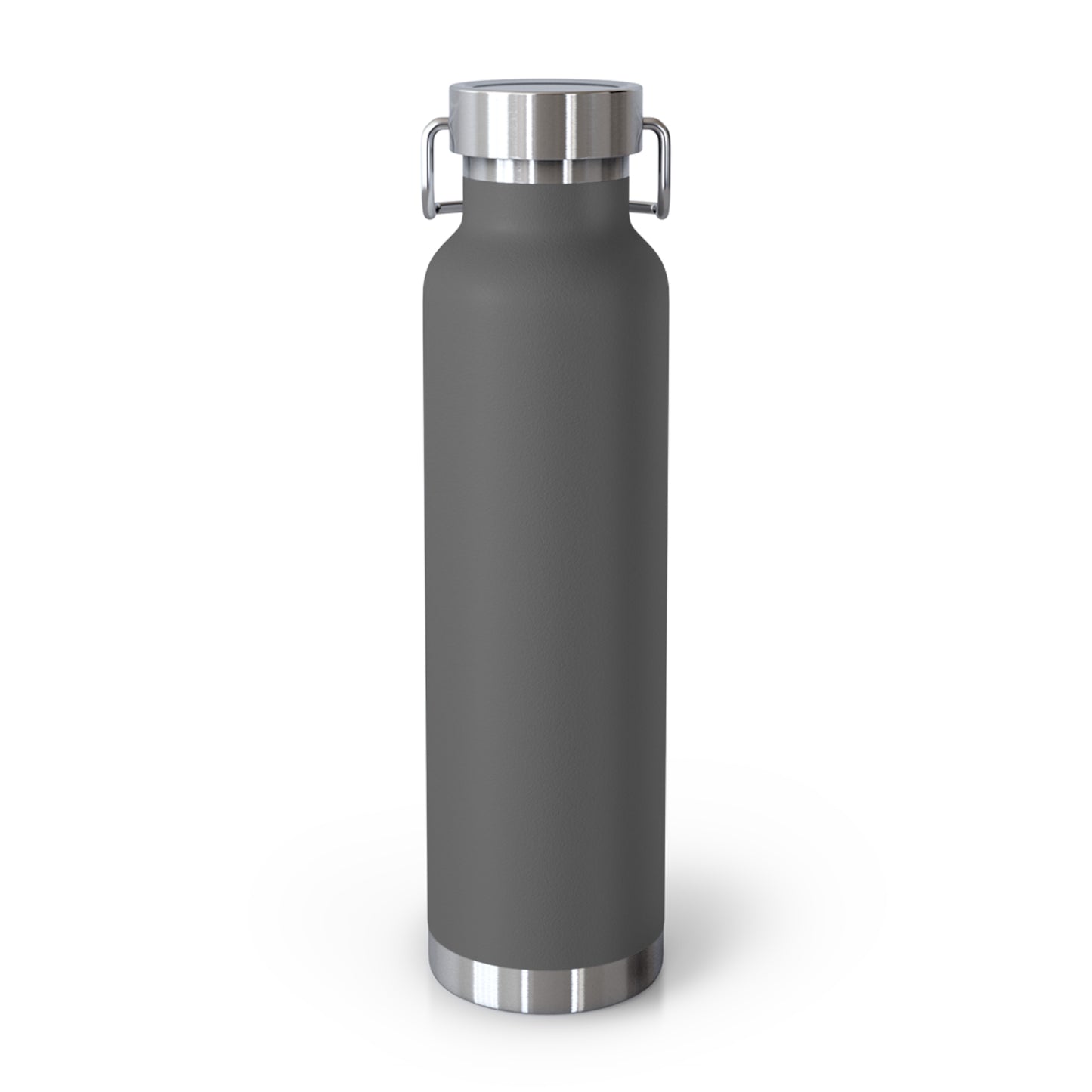 Dr. Wine and Wellness Logo, Copper Vacuum Insulated Bottle, 22oz