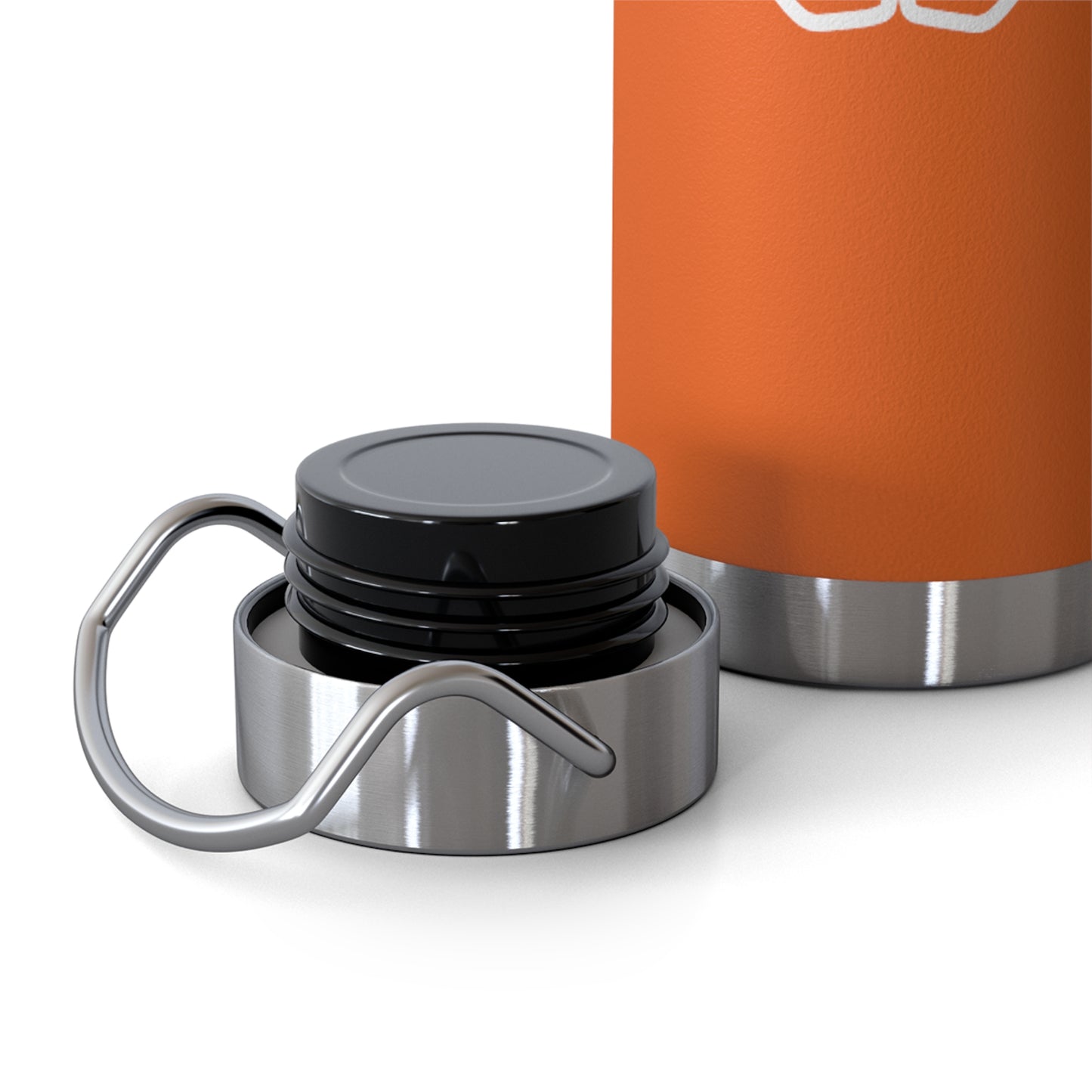 Dr. Wine and Wellness Logo, Copper Vacuum Insulated Bottle, 22oz
