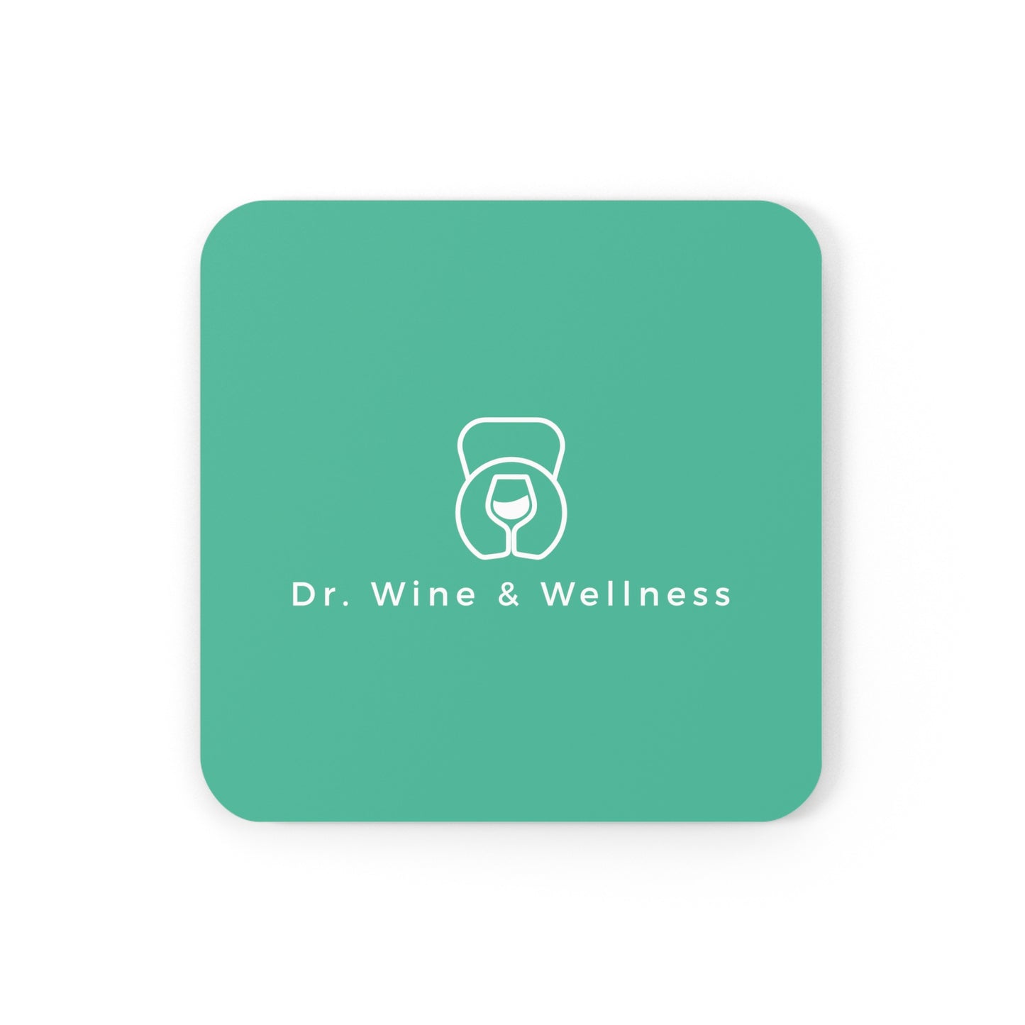 Dr. Wine and Wellness Cork Back Coaster