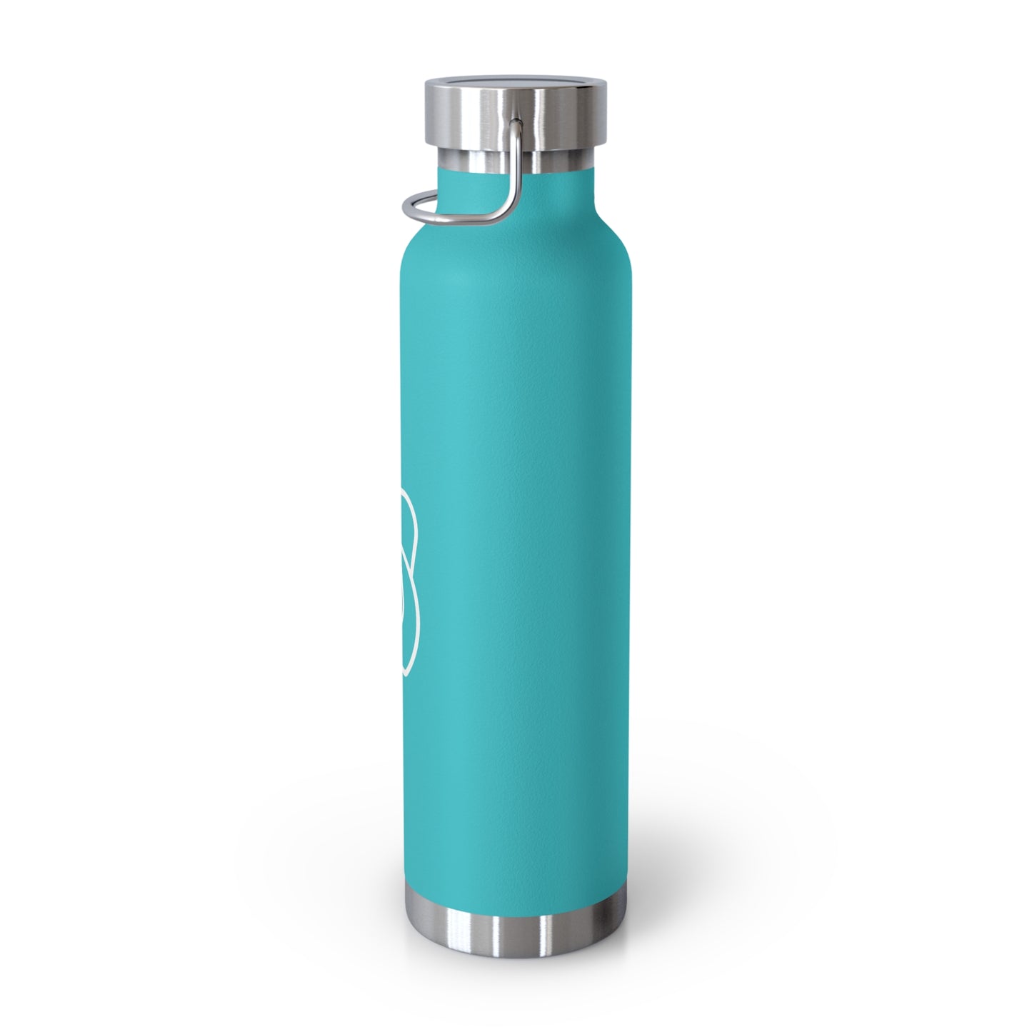 Dr. Wine and Wellness Logo, Copper Vacuum Insulated Bottle, 22oz