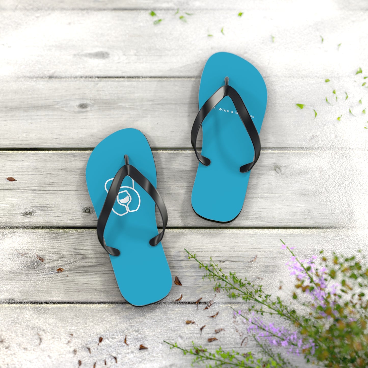 Dr. Wine and Wellness Flip Flops