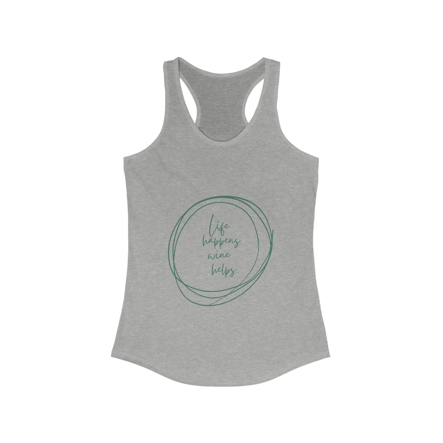 Life Happens Women's Racerback Tank
