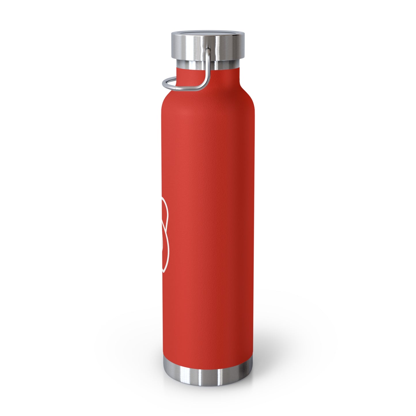 Dr. Wine and Wellness Logo, Copper Vacuum Insulated Bottle, 22oz