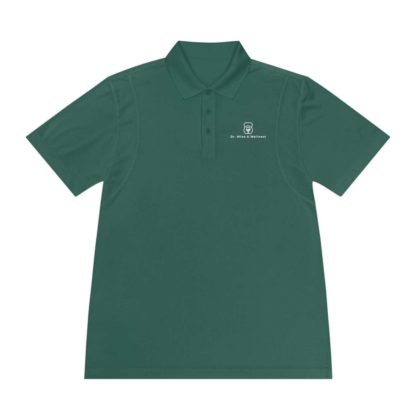 Dr. Wine and Wellness Men's Sport Polo Shirt