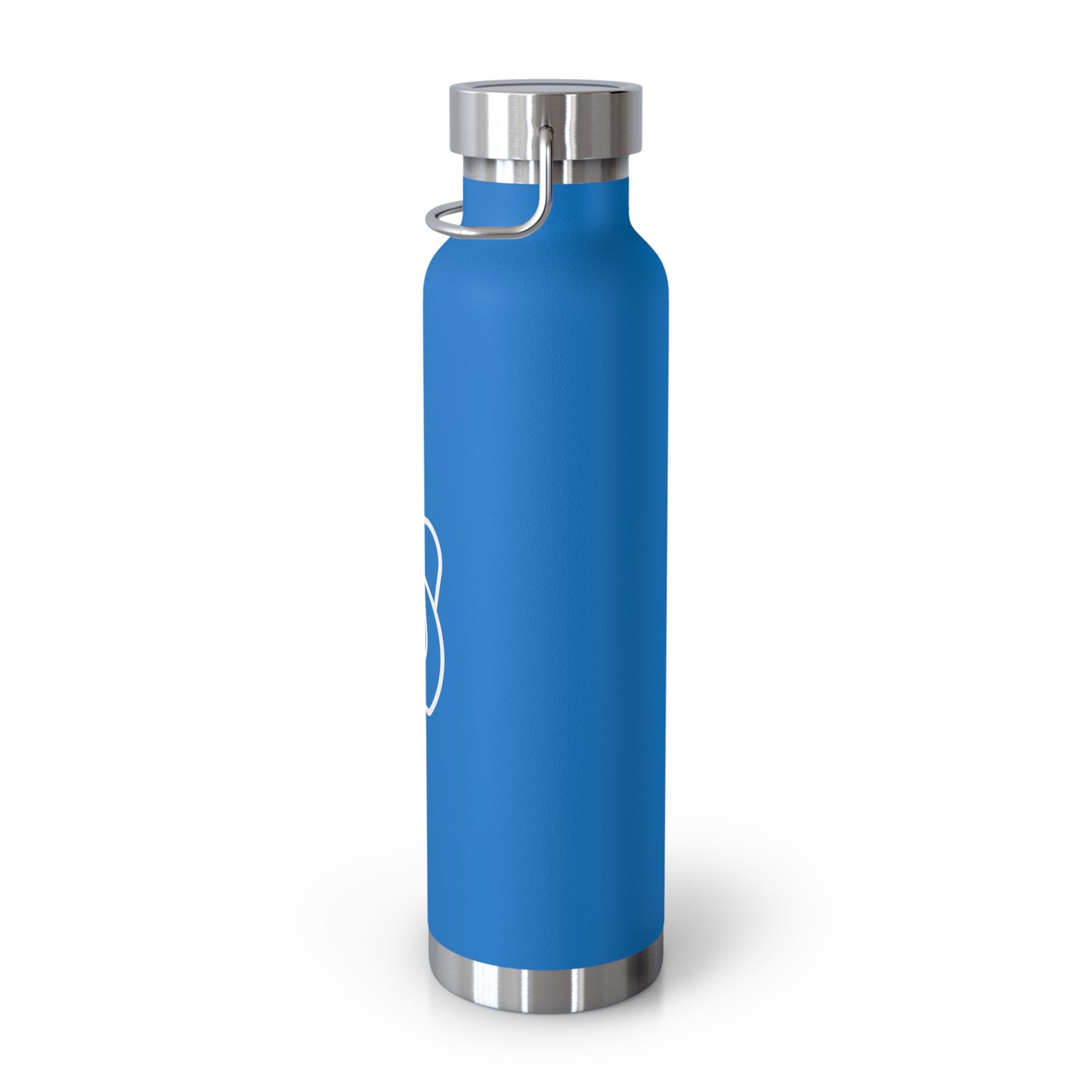 Dr. Wine and Wellness Logo, Copper Vacuum Insulated Bottle, 22oz